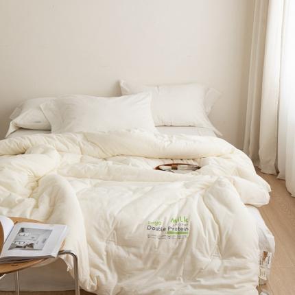 91家纺网 家纺一手货源 找家纺 匠心 2022秋冬新品A类无荧光大豆被 素肌