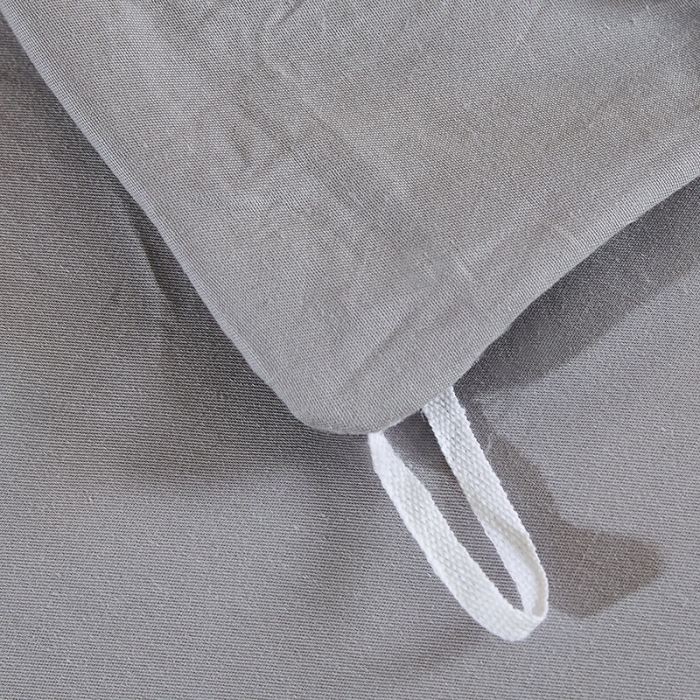 91家纺网 家纺一手货源 找家纺 十个点家纺 2021新款水溶边夹棉单品被套 灰色