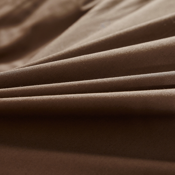 91家纺网 家纺一手货源 找家纺 十个点家纺 2021新款水溶边夹棉单品被套 咖啡