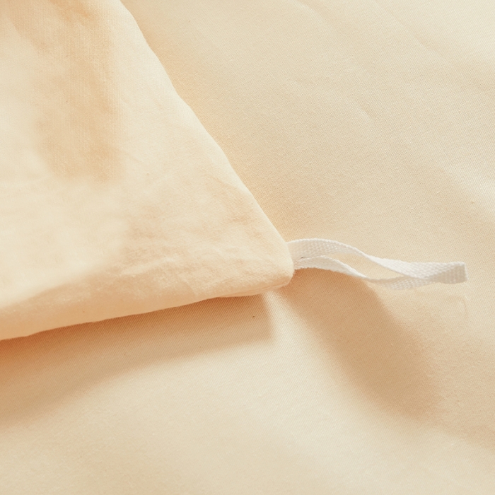 91家纺网 家纺一手货源 找家纺 十个点家纺 2021新款水溶边夹棉单品被套 米黄