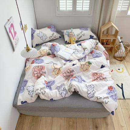 91家纺网 家纺一手货源 找家纺 （总）怡家居 2021新款全棉卡通四件套