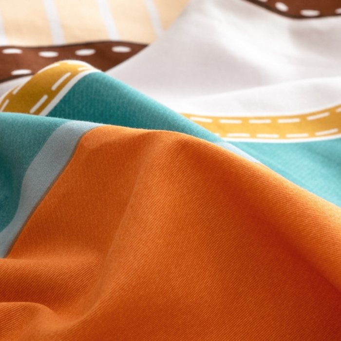 91家纺网 家纺一手货源 找家纺 金爱家 2021新款大版磨毛条格简约四件套 护花使者