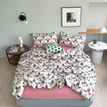 怡家居 2021新款全棉轻奢四件套 白薇