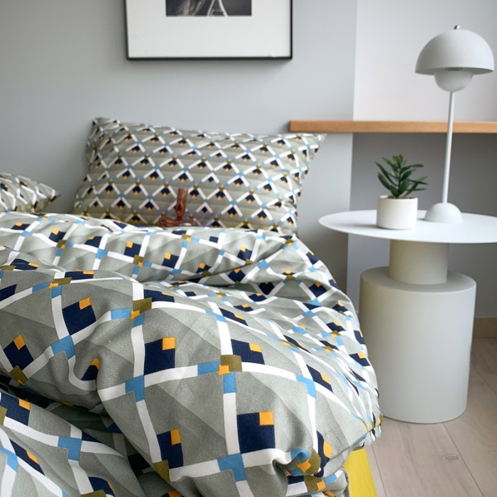 91家纺网 家纺一手货源 找家纺 怡家居 2021新款全棉轻奢四件套 年华