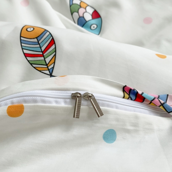 91家纺网 家纺一手货源 找家纺 怡家居 2021新款全棉卡通四件套 好多鱼