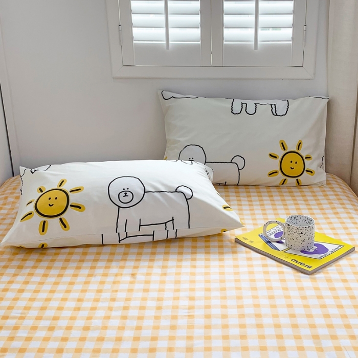 91家纺网 家纺一手货源 找家纺 怡家居 2021新款全棉卡通四件套 小可爱