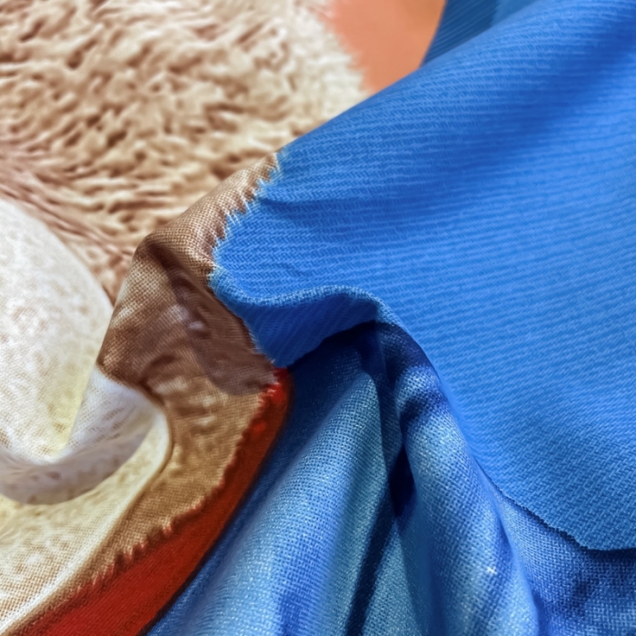 91家纺网 家纺一手货源 找家纺 金爱家 2021新款大版磨毛卡通系列四件套 快乐熊