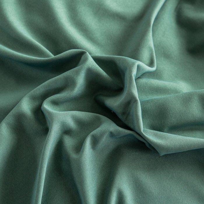 91家纺网 家纺一手货源 找家纺 漫仙阁 2022新款纯色双拼四件套 豆绿+浅灰