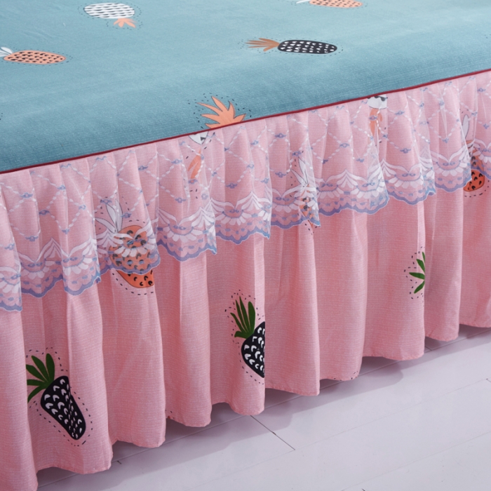 91家纺网 家纺一手货源 找家纺 （总）艾裙海床笠 2025新款韩版蕾丝单床裙