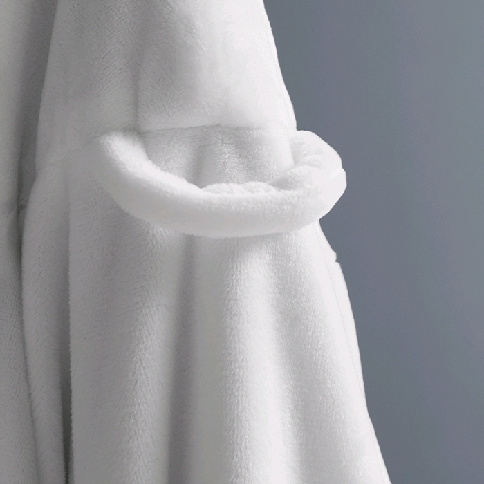 91家纺网 家纺一手货源 找家纺 五星级酒店民宿浴袍男女长款纯棉柔软亲肤吸水情侣加厚双层睡袍9