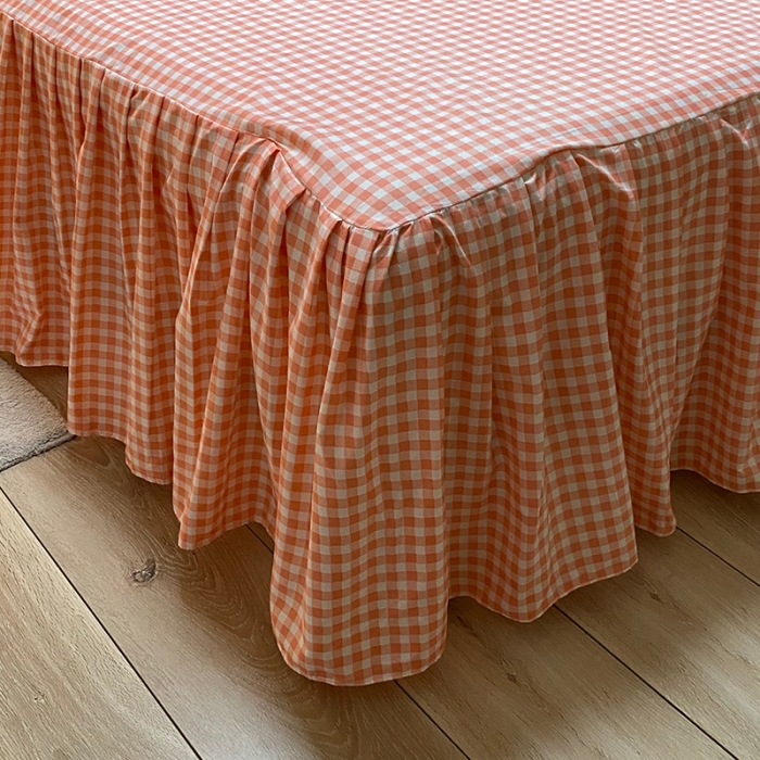 91家纺网 家纺一手货源 找家纺 艾裙海床笠 2025新款乐卡棉亲肤韩版小清新四件套繁星点点