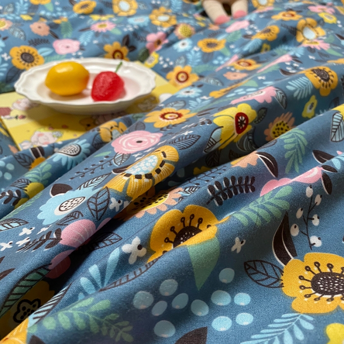 91家纺网 家纺一手货源 找家纺 艾裙海床笠 2025新款乐卡棉亲肤韩版小清新四件套繁星点点