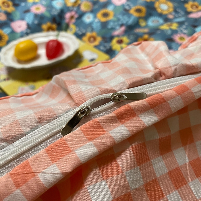 91家纺网 家纺一手货源 找家纺 艾裙海床笠 2025新款乐卡棉亲肤韩版小清新四件套繁星点点