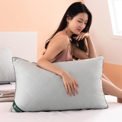 91家纺网 家纺一手货源 找家纺 （总）梦叶草2021新款全棉枕芯艾草抑菌枕头