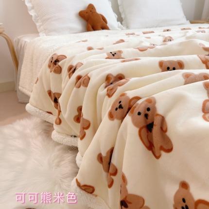 91家纺网 家纺一手货源 找家纺 萝莉家纺 2021保暖加厚牛奶绒毛毯羊羔绒毯子被套毯可爱鴨粉