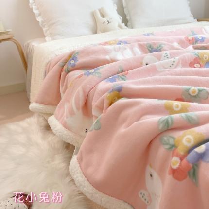 91家纺网 家纺一手货源 找家纺 萝莉家纺 2021保暖加厚牛奶绒毛毯羊羔绒毯子被套毯可爱鴨粉