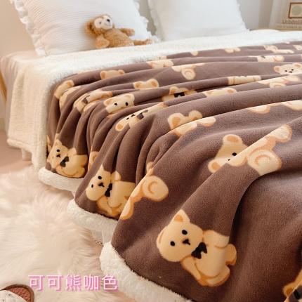 91家纺网 家纺一手货源 找家纺 萝莉家纺 2021保暖加厚牛奶绒毛毯羊羔绒毯子被套毯可爱鴨粉