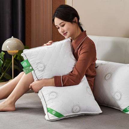 91家纺网 家纺一手货源 找家纺 （总）梦叶草 2021新款抗菌防霉纯净睡眠枕芯