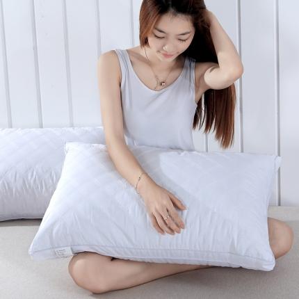 91家纺网 家纺一手货源 找家纺 （总）梦叶草立体磨毛绗缝绗绣枕芯可水洗促销枕头