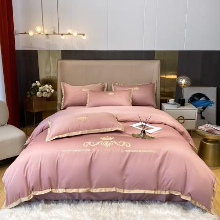 91家纺网 家纺一手货源 找家纺 （总）安妮家居 2021新款皇冠120s长绒棉四件套