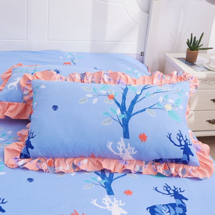 91家纺网 家纺一手货源 找家纺 艾裙海床笠 2025新款韩版蕾丝单床裙好伙伴