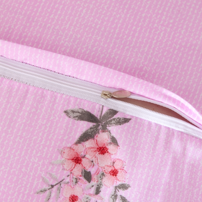 91家纺网 家纺一手货源 找家纺 艾裙海床笠 2025新款韩版蕾丝单床裙红粉佳人