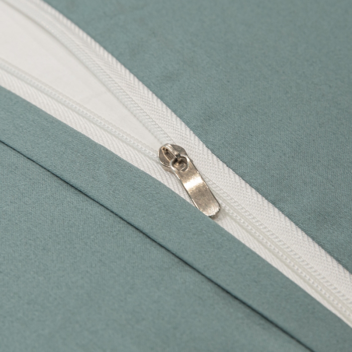 91家纺网 家纺一手货源 找家纺 安妮家居 2021新款皇冠120s长绒棉四件套 浅石蓝