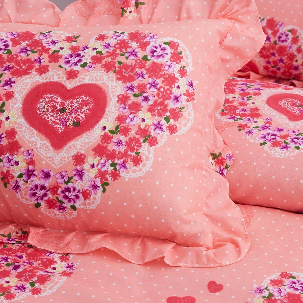 91家纺网 家纺一手货源 找家纺 艾裙海床笠 2025新款韩版蕾丝单床裙甜蜜蜜