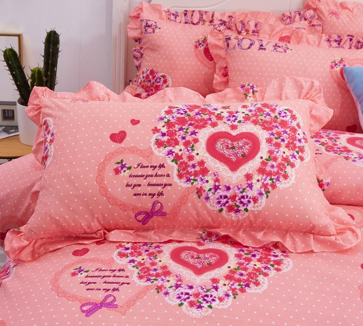 91家纺网 家纺一手货源 找家纺 艾裙海床笠 2025新款韩版蕾丝单床裙甜蜜蜜