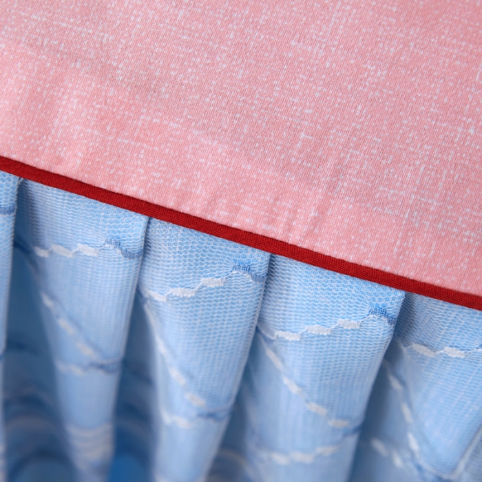 91家纺网 家纺一手货源 找家纺 艾裙海床笠 2025新款韩版蕾丝单床裙云朵宝贝-玉