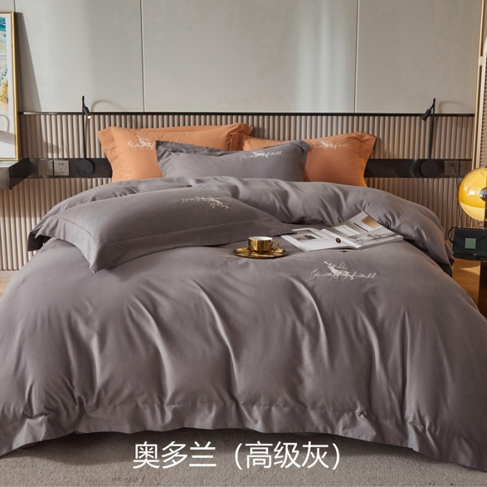 91家纺网 家纺一手货源 找家纺 （总）威克凯丽 2021新款秋冬绣花3221磨毛四件套