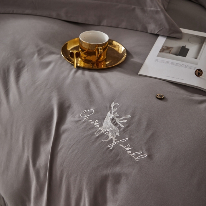 91家纺网 家纺一手货源 找家纺 （总）威克凯丽 2021新款秋冬绣花3221磨毛四件套