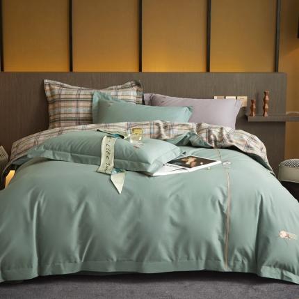 91家纺网 家纺一手货源 找家纺 （总）威克凯丽 2021新款秋冬绣花3636磨毛四件套