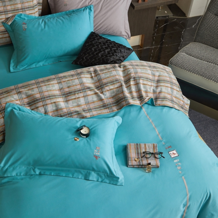 91家纺网 家纺一手货源 找家纺 （总）威克凯丽 2021新款秋冬绣花3636磨毛四件套