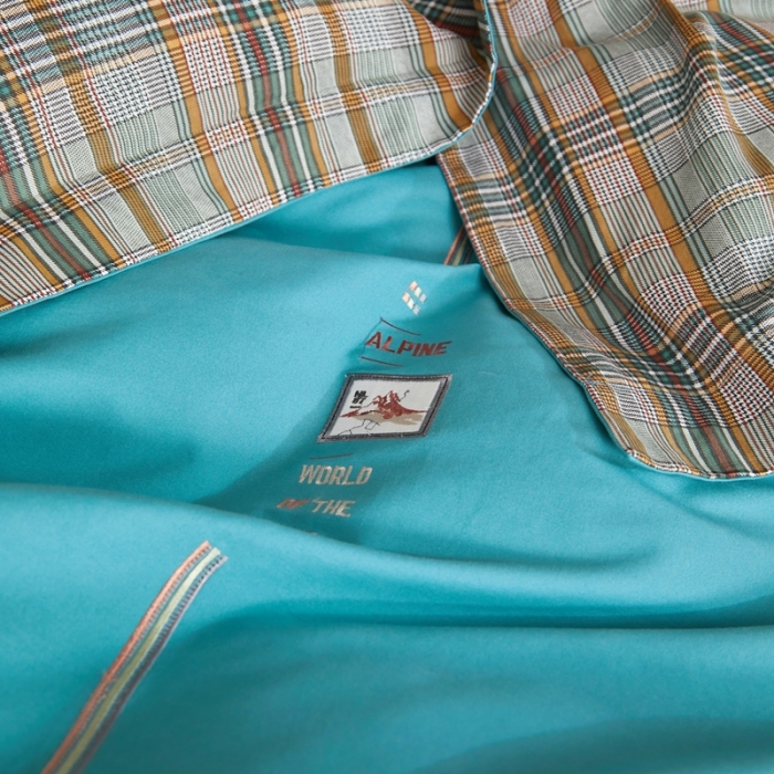 91家纺网 家纺一手货源 找家纺 威克凯丽 秋冬绣花3636磨毛四件套 梦幻天空-宝石蓝