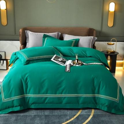 91家纺网 家纺一手货源 找家纺 （总）威克凯丽 2021新款秋冬60拼接磨毛四件套