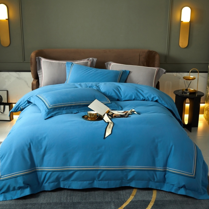 91家纺网 家纺一手货源 找家纺 （总）威克凯丽 2021新款秋冬60拼接磨毛四件套