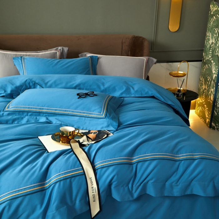 91家纺网 家纺一手货源 找家纺 （总）威克凯丽 2021新款秋冬60拼接磨毛四件套