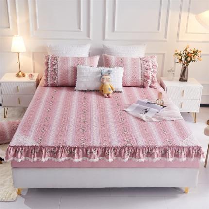 91家纺网 家纺一手货源 找家纺 （总）菊上家纺 2021新款小清新花边床笠款