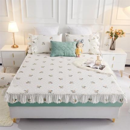 91家纺网 家纺一手货源 找家纺 （总）菊上家纺 2021新款小清新花边床笠款