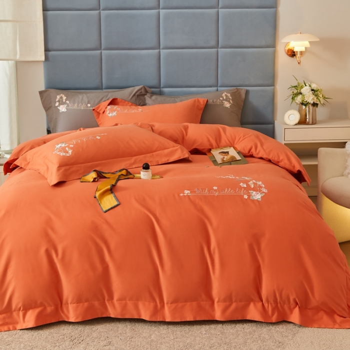 91家纺网 家纺一手货源 找家纺 （总）威克凯丽2021秋冬绣花3221磨毛四件套-布鲁斯系列