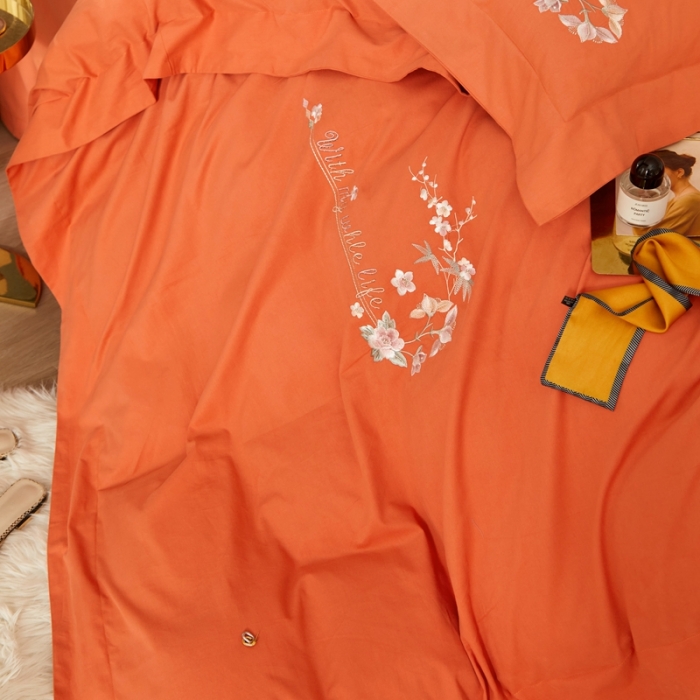 91家纺网 家纺一手货源 找家纺 （总）威克凯丽2021秋冬绣花3221磨毛四件套-布鲁斯系列