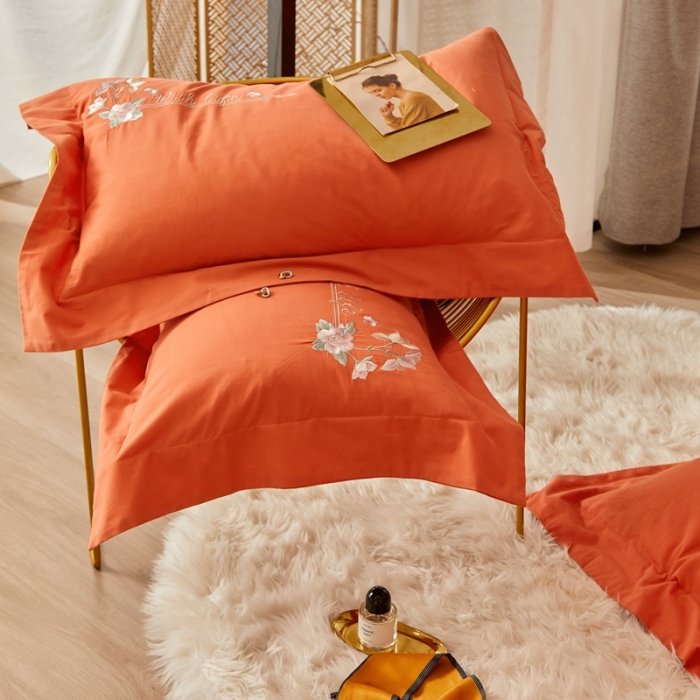 91家纺网 家纺一手货源 找家纺 （总）威克凯丽2021秋冬绣花3221磨毛四件套-布鲁斯系列