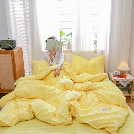 91家纺网 家纺一手货源 找家纺 （总）恋人优选 2023新款纯棉水洗单被套