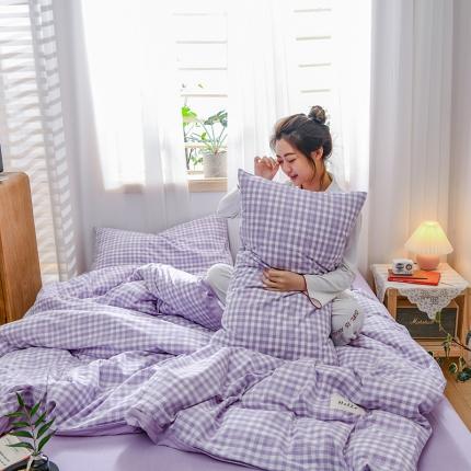 91家纺网 家纺一手货源 找家纺 （总）恋人优选 2023新款纯棉水洗单被套