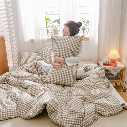 91家纺网 家纺一手货源 找家纺 （总）恋人优选 2023新款纯棉水洗单被套