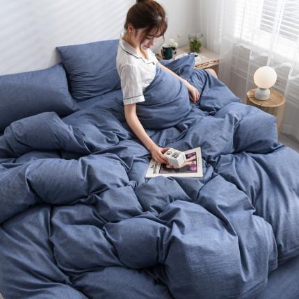 91家纺网 家纺一手货源 找家纺 （总）恋人优选 2023新款纯棉水洗单被套