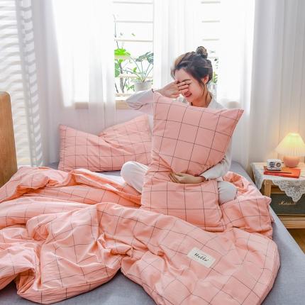 91家纺网 家纺一手货源 找家纺 （总）恋人优选 2023新款纯棉水洗单被套