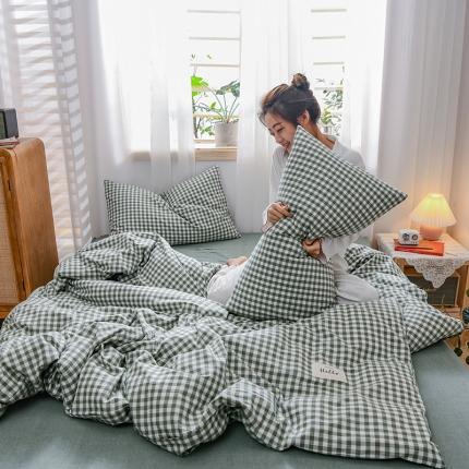 91家纺网 家纺一手货源 找家纺 （总）恋人优选 2023新款纯棉水洗单被套