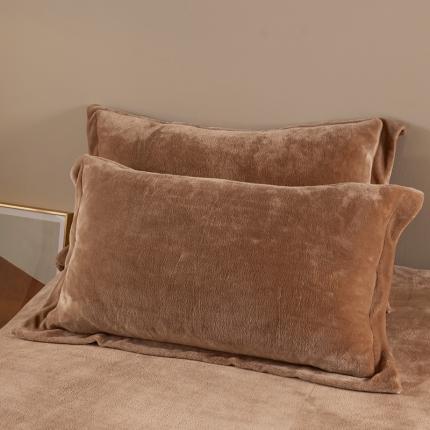 91家纺网 家纺一手货源 找家纺 （总）雅萱 2021新款牛奶绒单品枕套